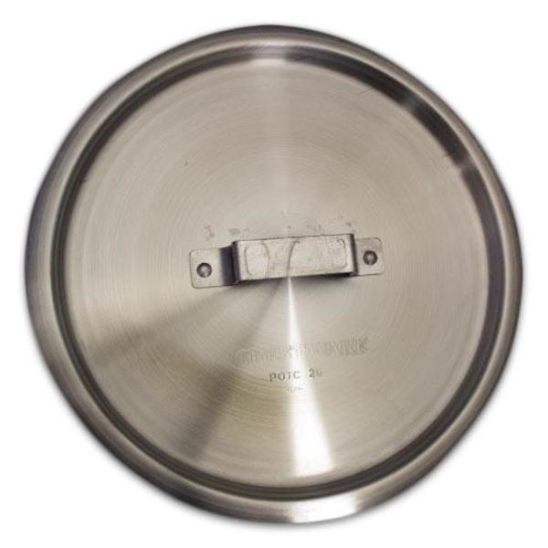 Crestware 20 qt Aluminum Blanching Pot Lid PASTA20LID